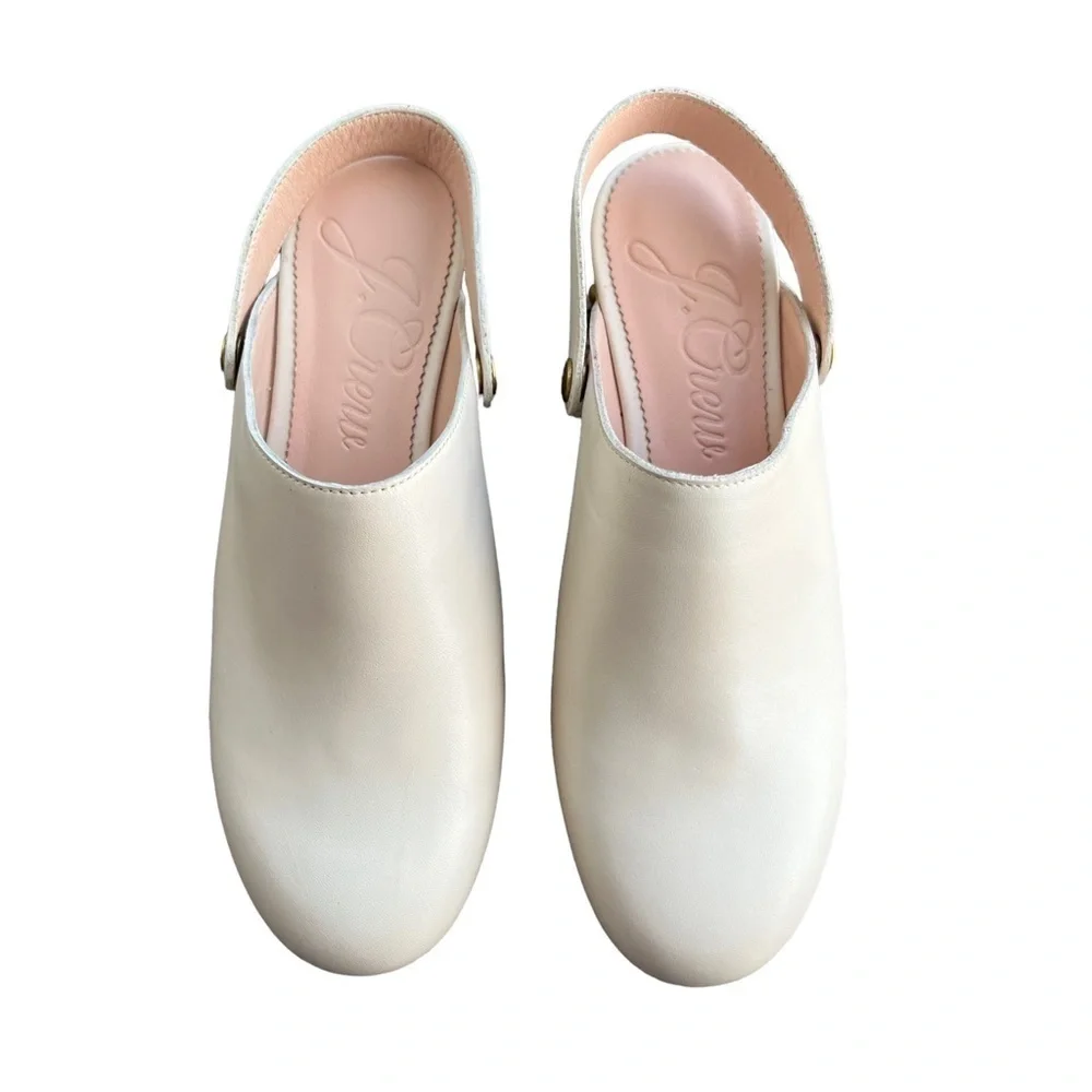 J. Crew - NWOB Convertible Leather Clogs Sz 6.5